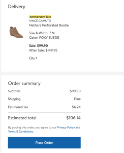 Order Summary
